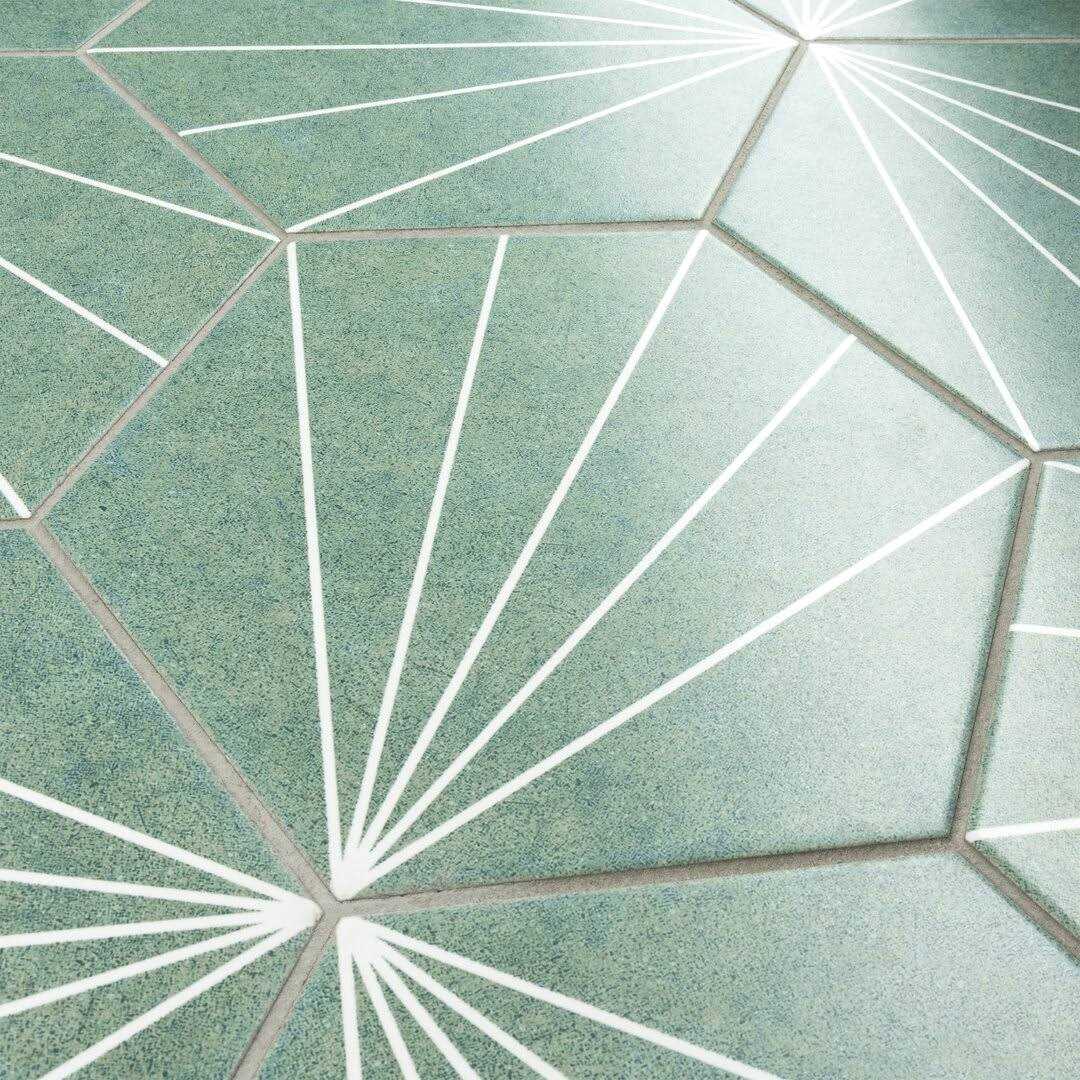Merola Tile Aster Hex Porcelain Floor and Wall Tile - Zenithce