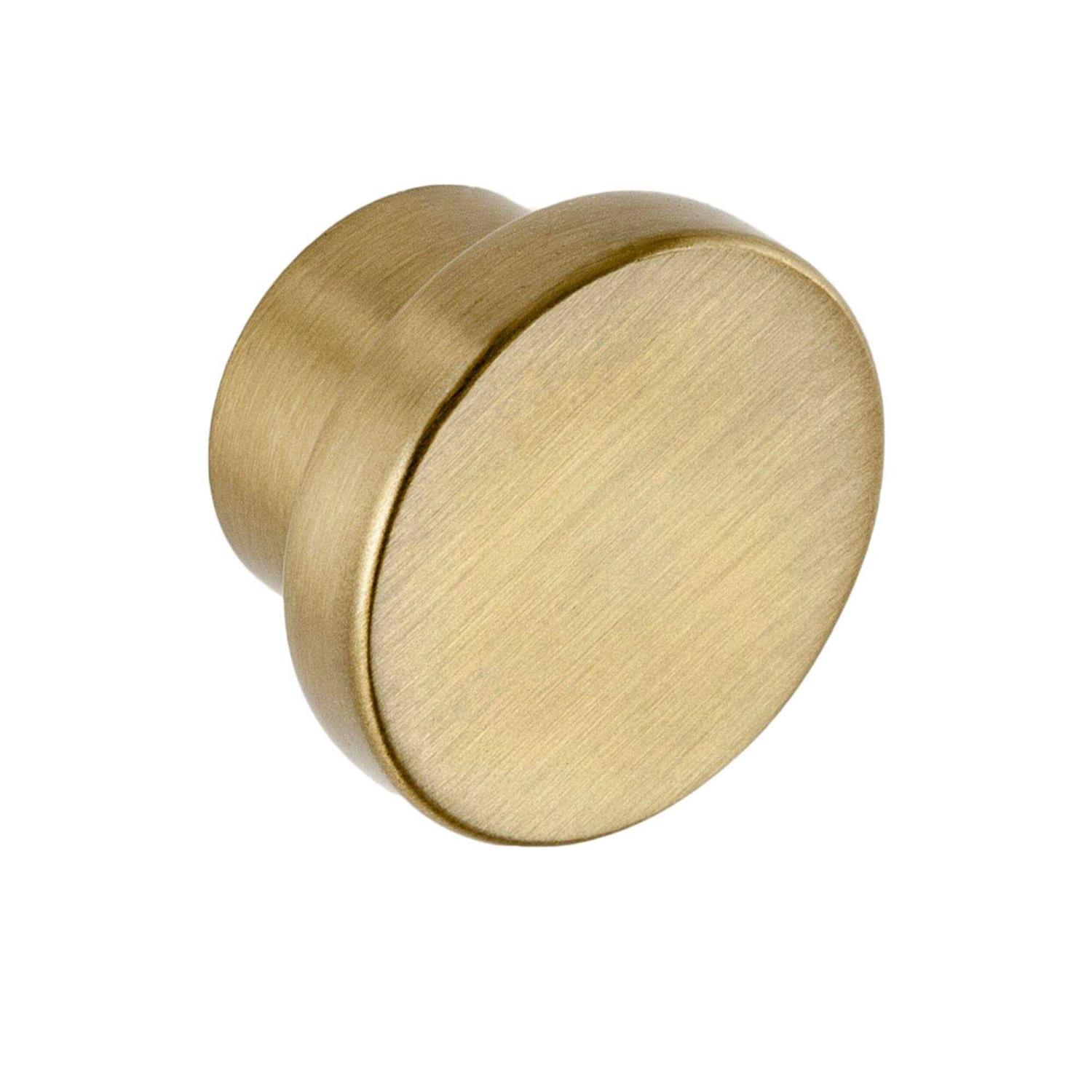 Sumner Street Home Hardware Ethan Satin Brass Cabinet Knob - Zenithce
