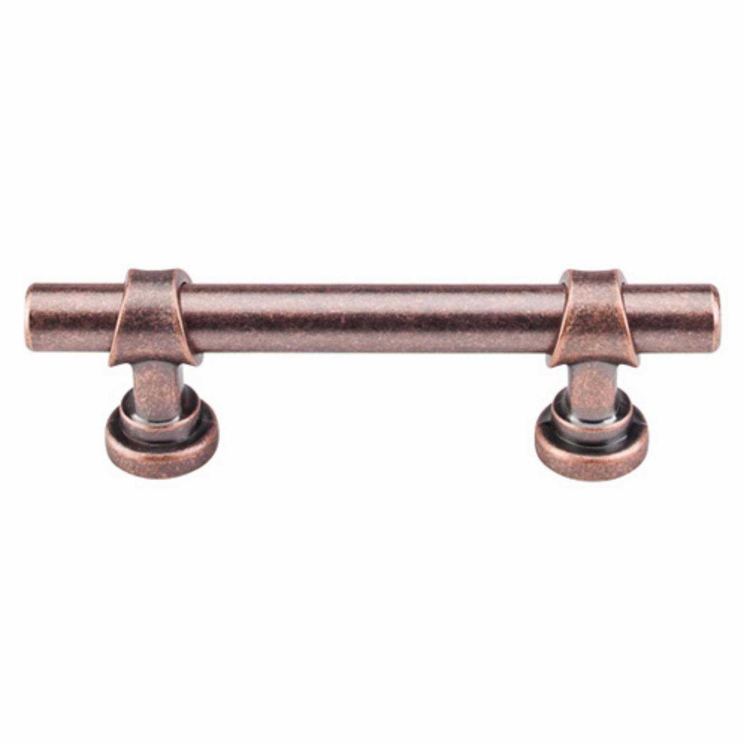 Top Knobs Bit Pull 3 Inch Flat Black and Honey Bronze M2700 - Zenithce