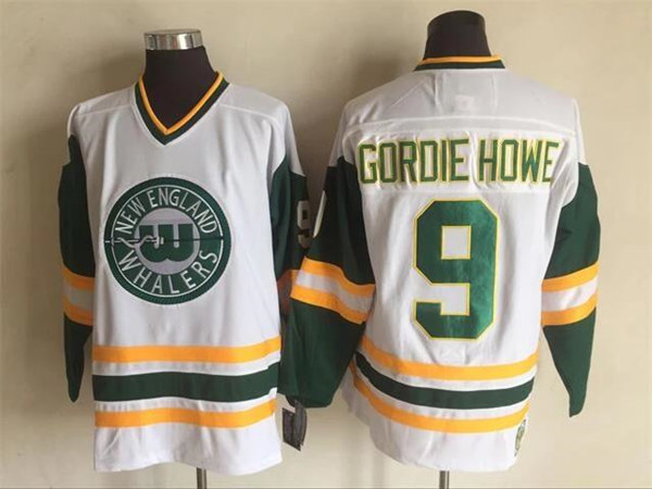Carolina Hurricanes #9 Gordie Howe Stitched Jersey - Zenithce
