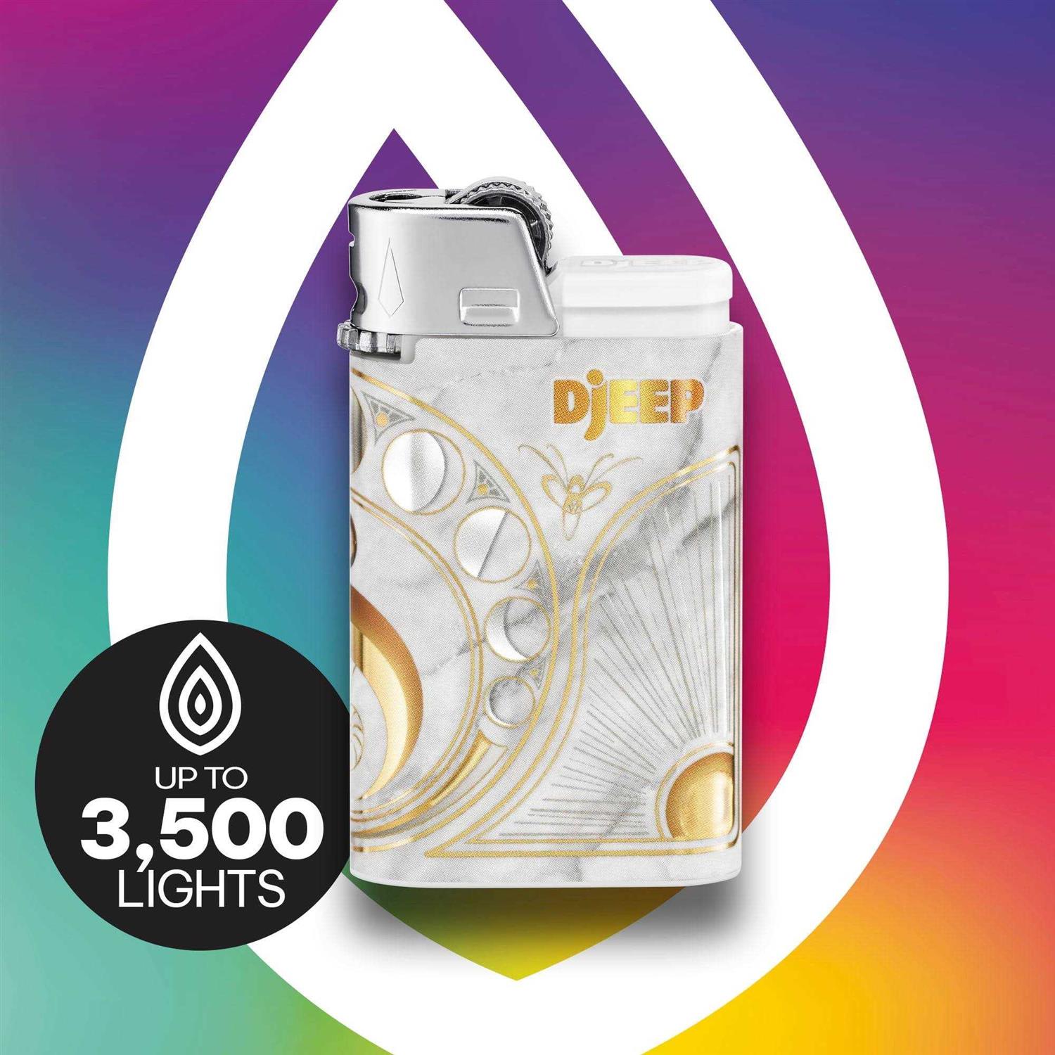 Djeep Pocket Lighters Vibrant Collection Textured Metallic Colorful Unique Lighters - Zenithce