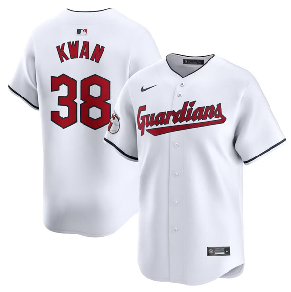 Cleveland Guardians #38 Steven Kwan White Home Limited Stitched Jersey - Zenithce