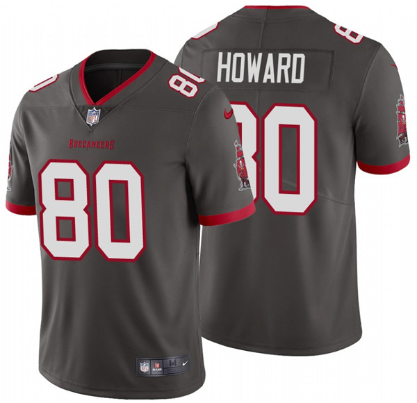 Tampa Bay Buccaneers #80 O.J. Howard 2020 Grey Vapor Untouchable Limited Stitched Jersey - Zenithce