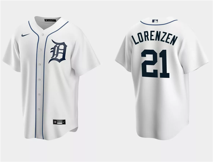 Detroit Tigers #21 Michael Lorenzen White Cool Base Stitched Jersey - Zenithce