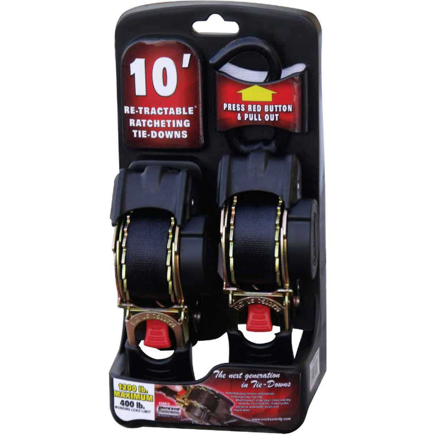 Erickson Retractable Ratchet Tie-Down Straps - Zenithce