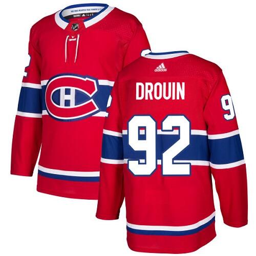 Montreal Canadiens #92 Jonathan Drouin Red Stitched Adidas Jersey - Zenithce