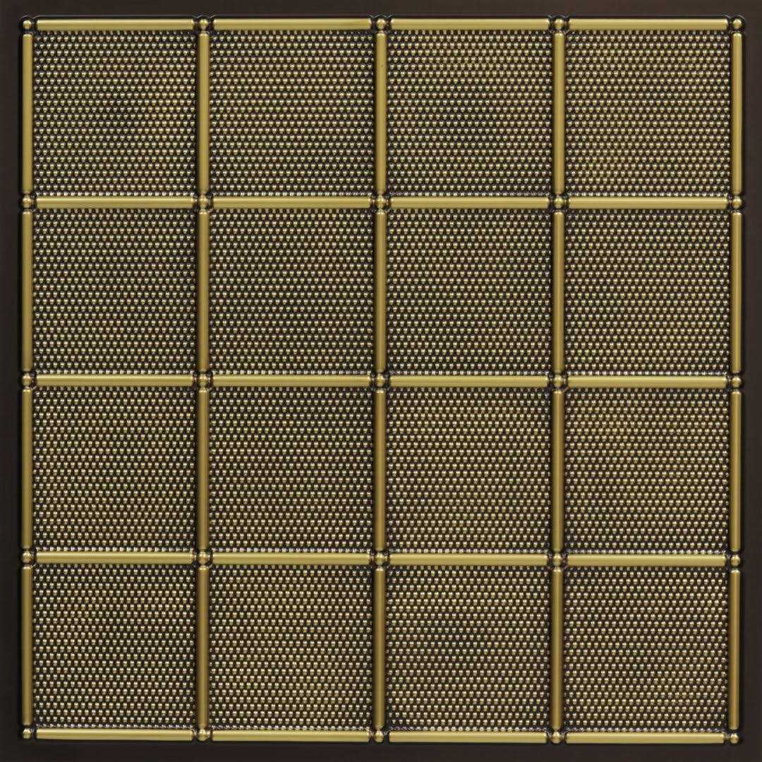 From Plain To Beautiful In Hours 339-Soho 2 ft. x 2 ft. PVC Glue-up or Lay-in Ceiling Tile - Zenithce