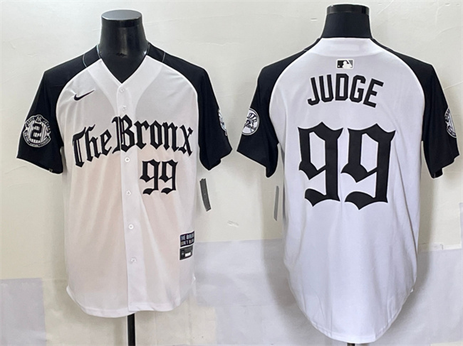 New York Yankees #99 Aaron Judge White Black 'Gothic Legacy Edition' Vapor Premier Limited Stitched Jersey - Zenithce