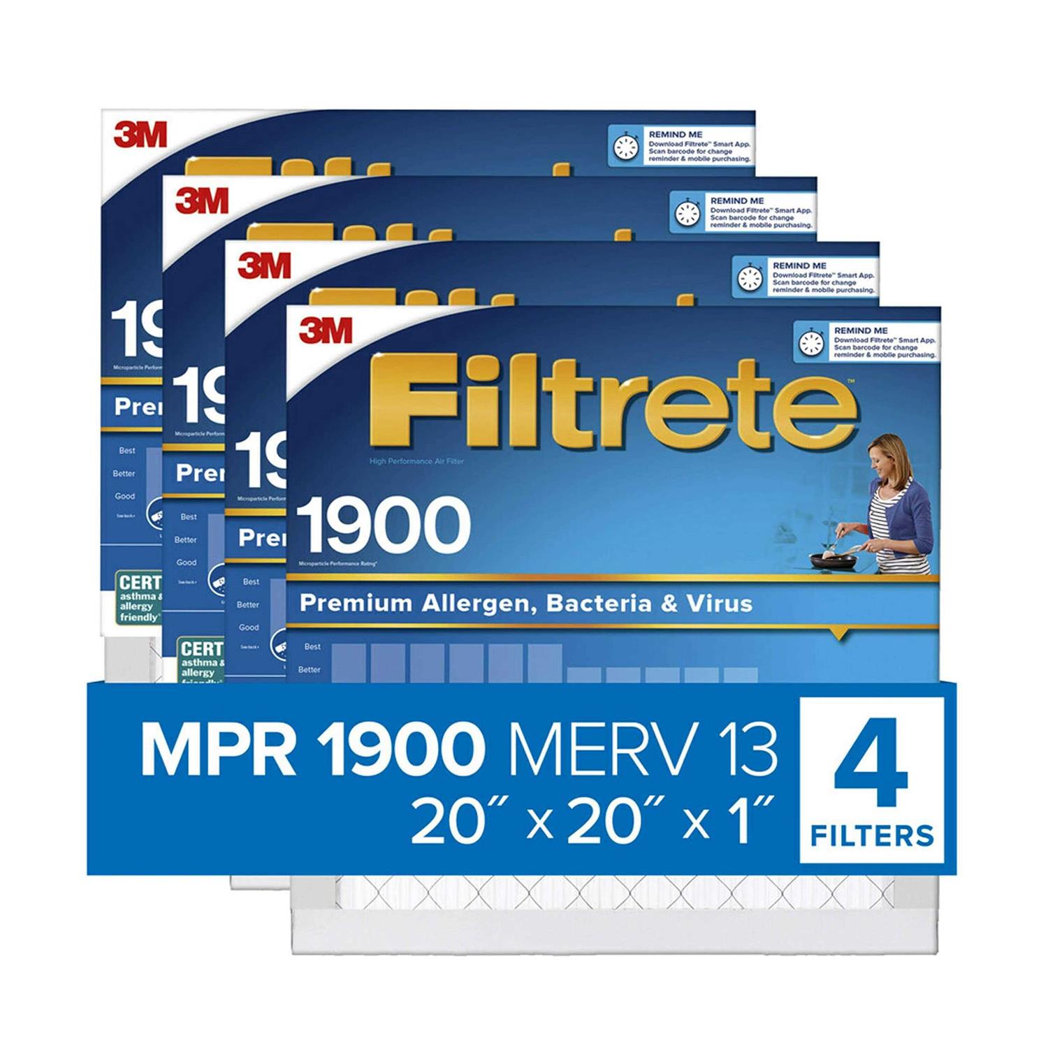 Filtrete 16x25x1 2pk Allergen Defense Air Filter 1000 MPR - Zenithce