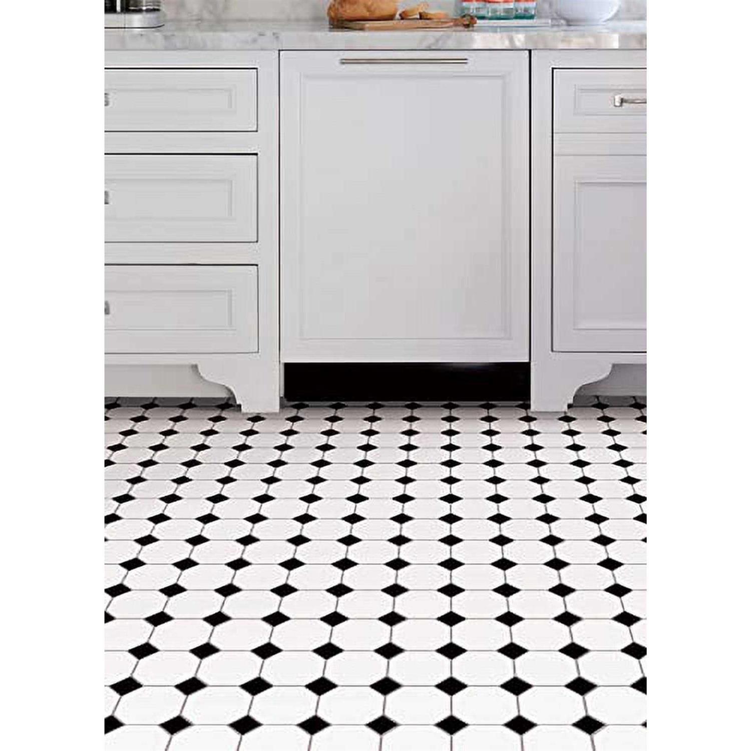 FloorPops Harvard Brick Peel & Stick Floor Tiles - Zenithce