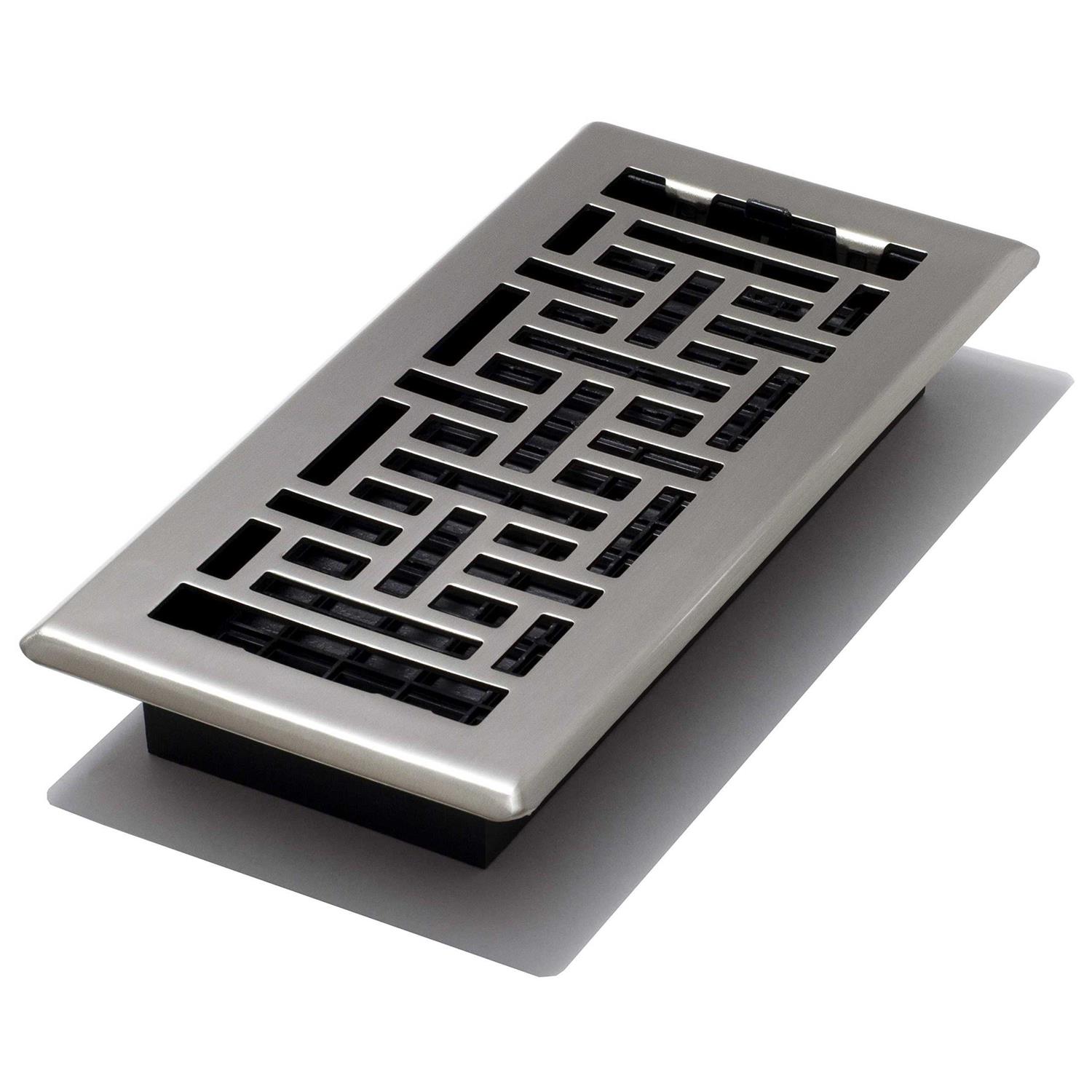 Decor Grates 4-Inch by 10-Inch Plastic Floor Register - Zenithce