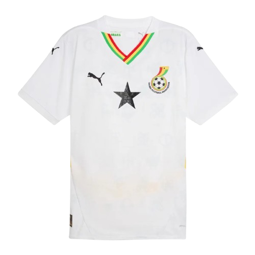 Ghana Home Soccer jersey 2024/25 - Zenithce