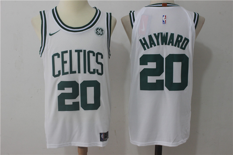 Boston Celtics #20 Gordon Hayward White 2017-2018 Swingman Stitched Jersey - Zenithce