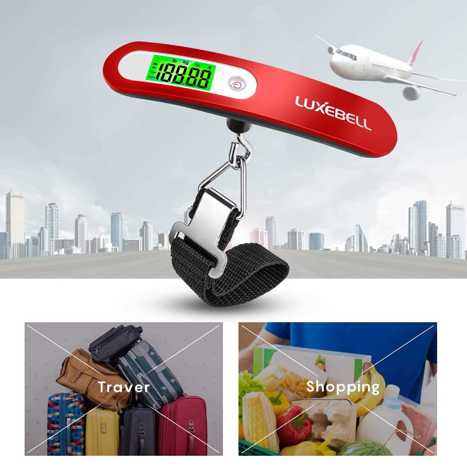 Digital Luggage Scale Gift for Traveler Suitcase Handheld Weight Scale 110lbs - Zenithce