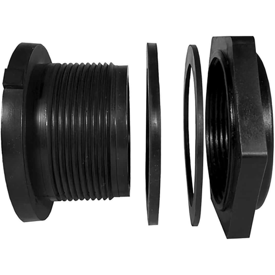 Green Leaf 3/4 in. Polypropylene Bulkhead Fitting - Zenithce
