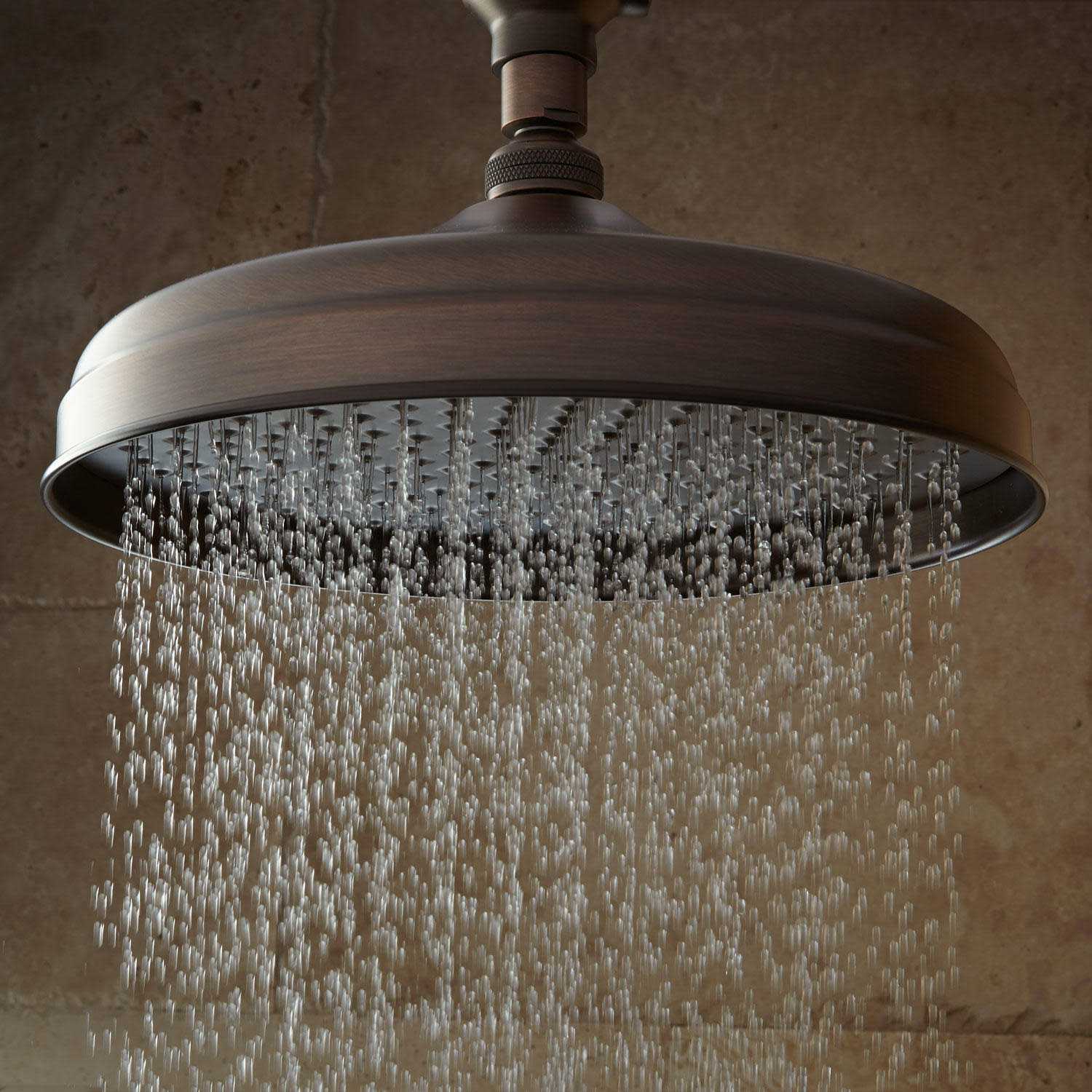 Signature Hardware Lambert GPM Single Function Rain Shower Head - Zenithce