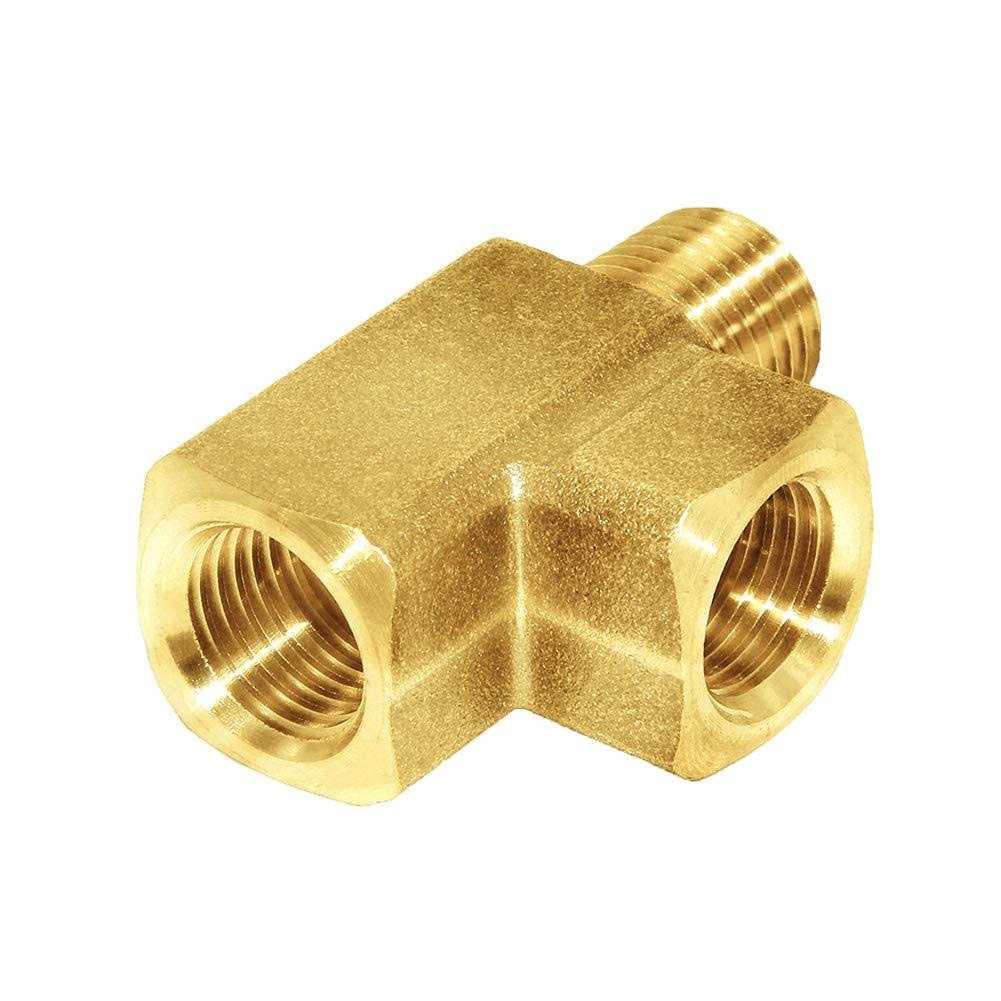 Joywayus Brass Hose Barb Reducer 1/4 to 3/8 Barb Reducer Fitting - Zenithce