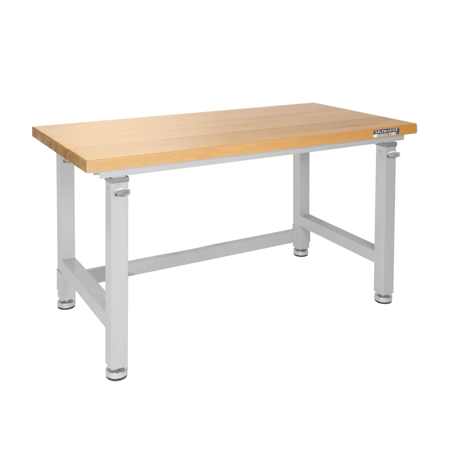 Seville Classics UltraHD 72 Adjustable Height Heavy-Duty Wood Top Workbench - Zenithce