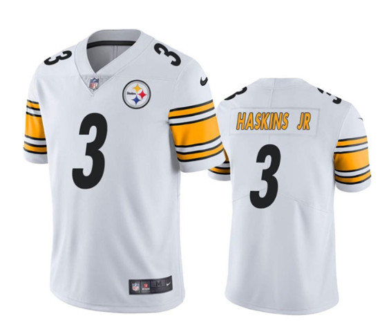 Pittsburgh Steelers #3 Dwayne Haskins Jr. White Vapor Untouchable Limited Stitched Jersey - Zenithce