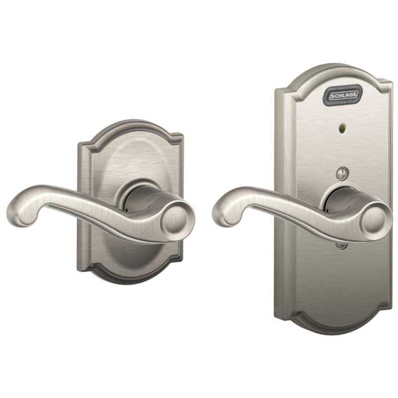 Schlage FCT59-BWE-CEN Custom Bowery Single Cylinder Full Plate Interior Pack with Century Trim FCT59-BWE-622-CEN - Zenithce