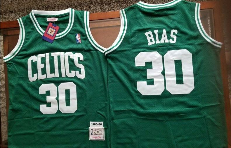 Boston Celtics #30 Len Bias Green Swingman Throwback Jersey - Zenithce