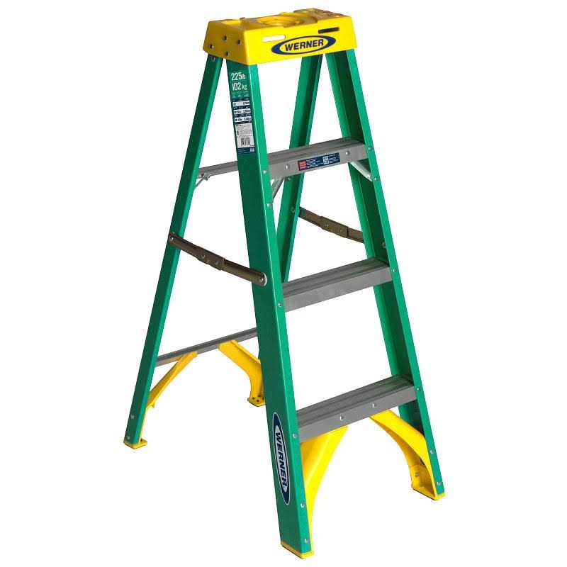Werner 5906 6′ Type II Fiberglass Step Ladder - Zenithce