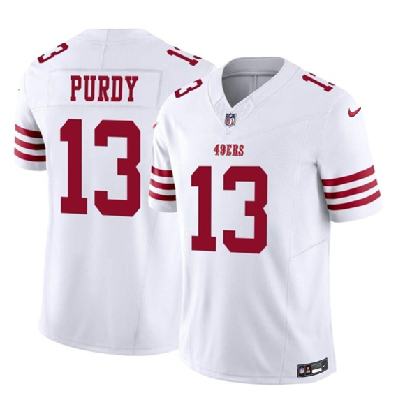 San Francisco 49ers #13 Brock Purdy White 2023 F.U.S.E. Vapor Untouchable Limited Stitched Jersey - Zenithce