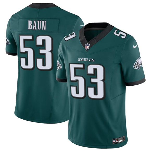 Philadelphia Eagles #53 Zack Baun Green 2025 F.U.S.E. Vapor Untouchable Limited Football Stitched Jersey - Zenithce