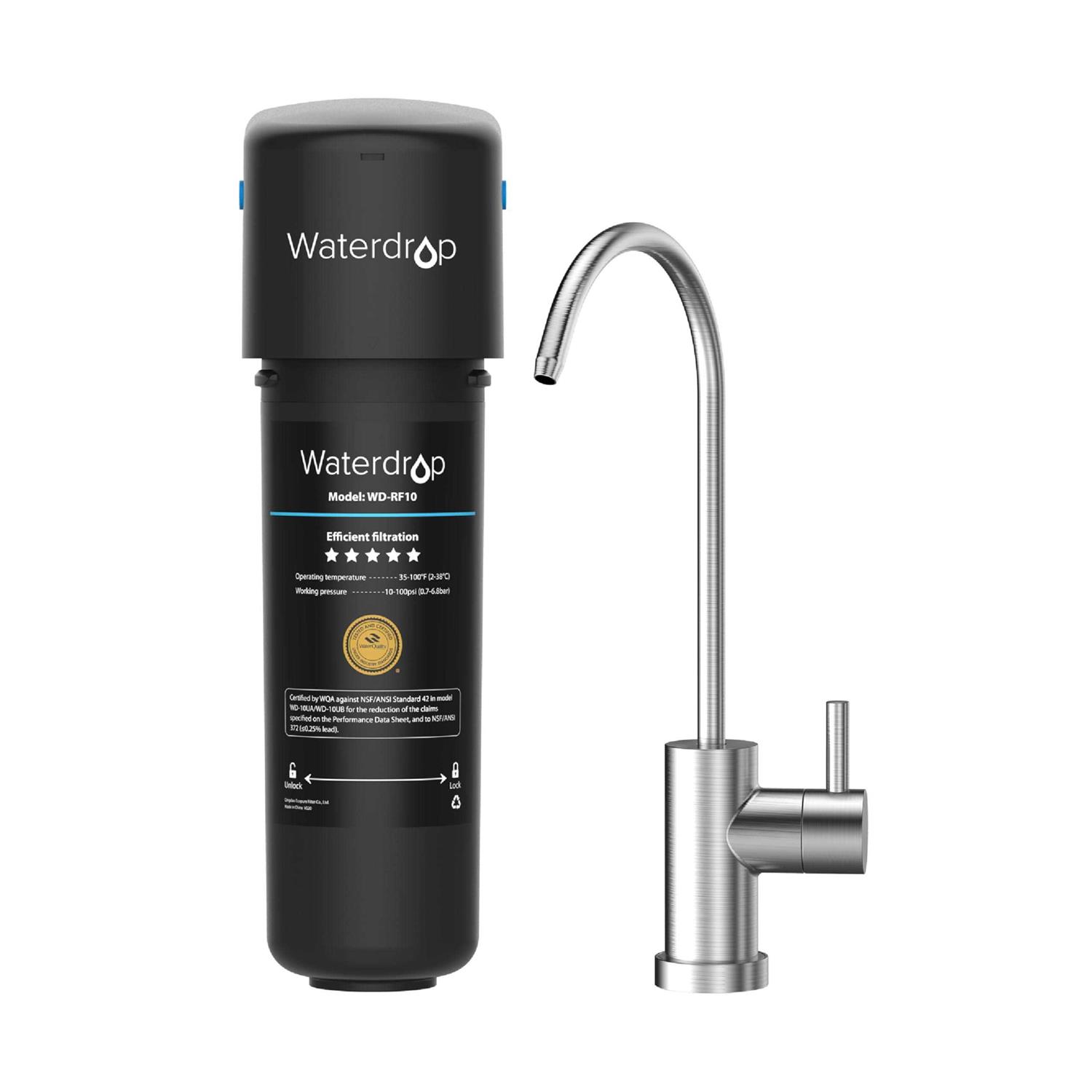 Waterdrop 10UB 8000 Gal. Under-Sink Water Filter System - Zenithce