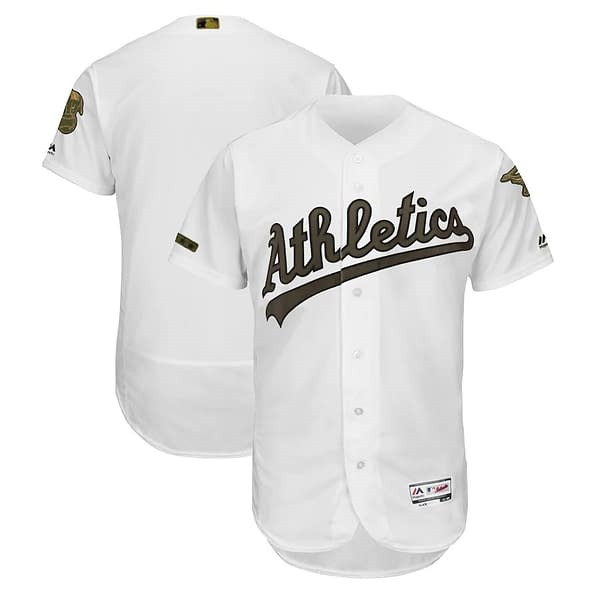 Oakland Athletics White Flex Base Stitched Jersey - Zenithce