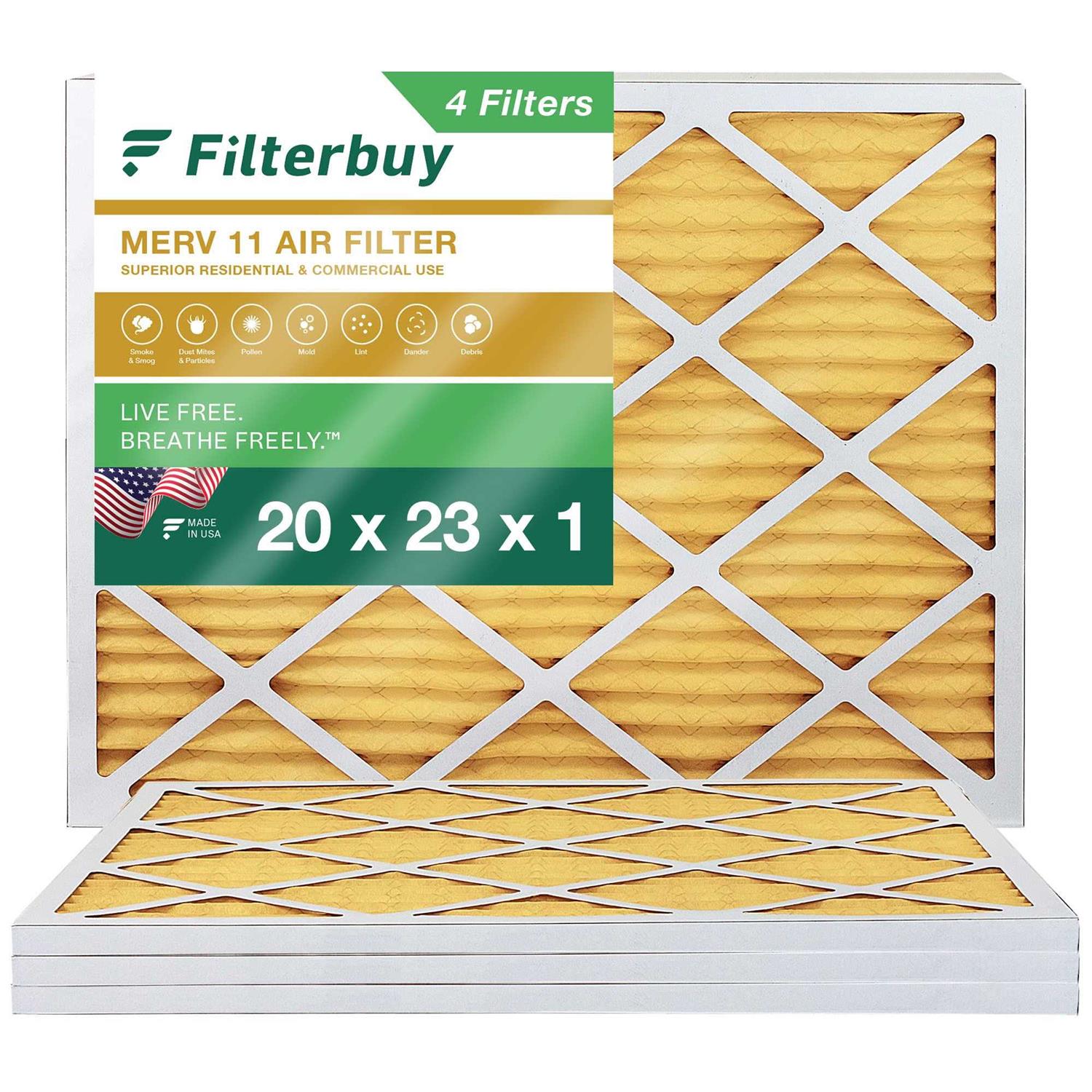 Filterbuy MERV 11 Pleated Hvac AC Furnace Air Filters - Zenithce