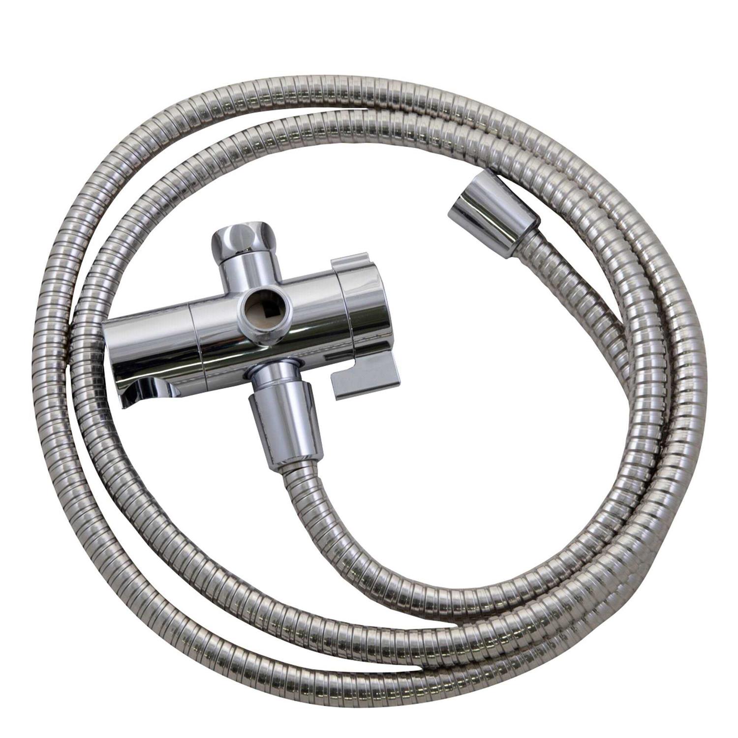 Design House Three-Way Shower Diverter and Hose - Zenithce