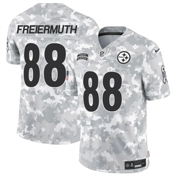 Pittsburgh Steelers #88 Pat Freiermuth Arctic Camo 2024 F.U.S.E. Salute To Service Limited Stitched Jersey - Zenithce