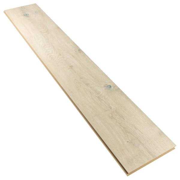 TrafficMaster Brookhaven Oak 7 mm T x 8 in. W Laminate Wood Flooring - Zenithce