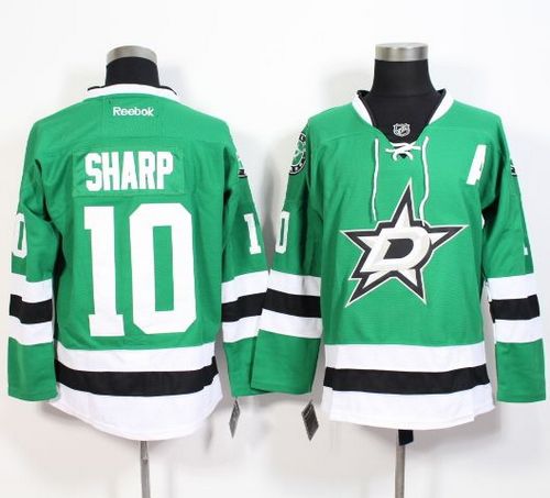 Stars #10 Patrick Sharp Green Stitched Jersey - Zenithce