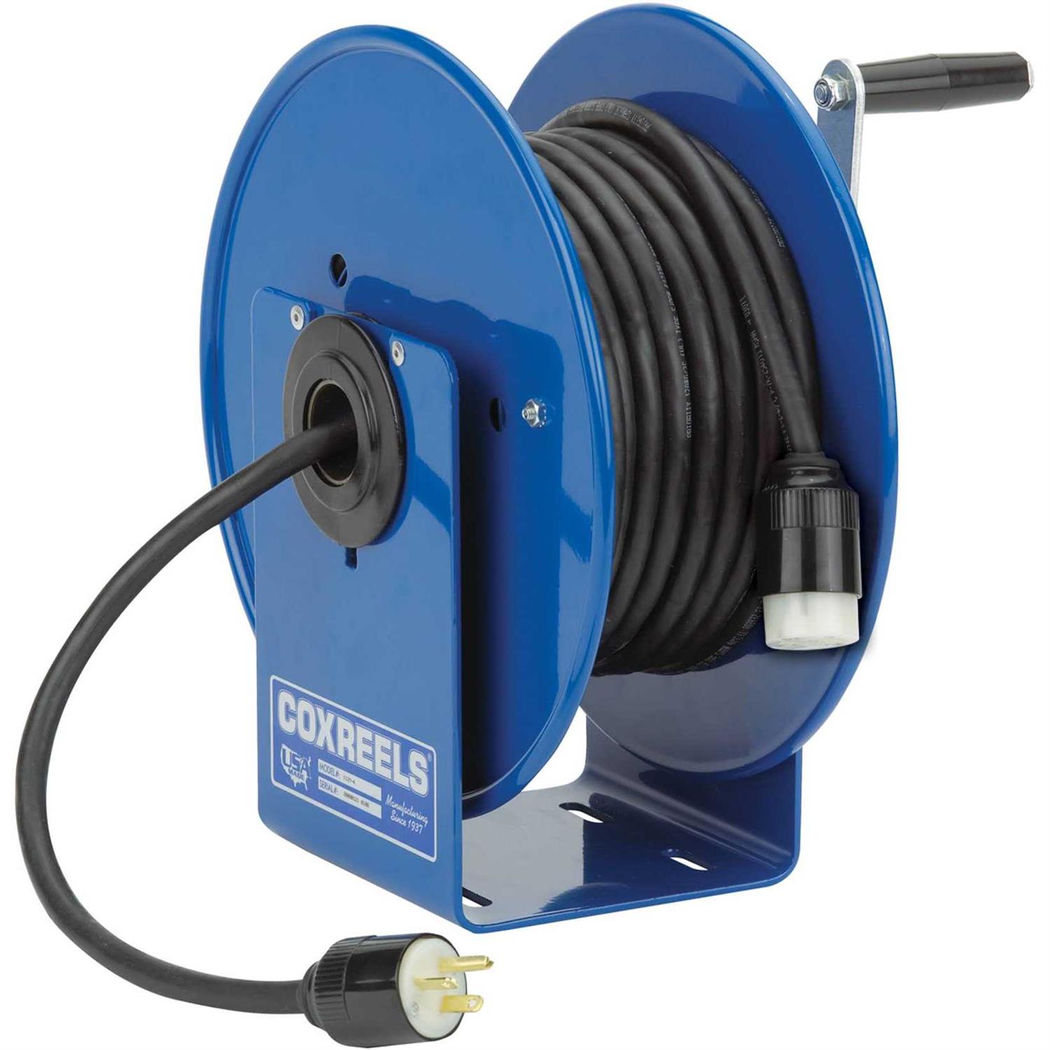 Coxreels 112WL-1-100 Twin-Line Hand Crank 100 ft. Welding Hose Reel - Zenithce