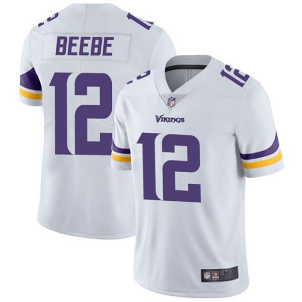 Minnesota Vikings #12 Chad Beebe White Vapor Untouchable Limited Stitched Jersey - Zenithce