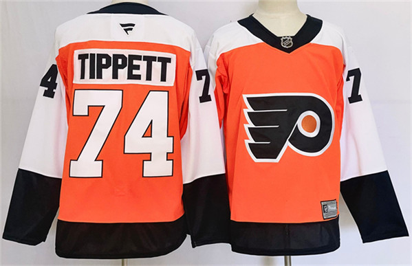 Philadelphia Flyers #74 Owen Tippett Orange 2024 Stitched Jersey - Zenithce
