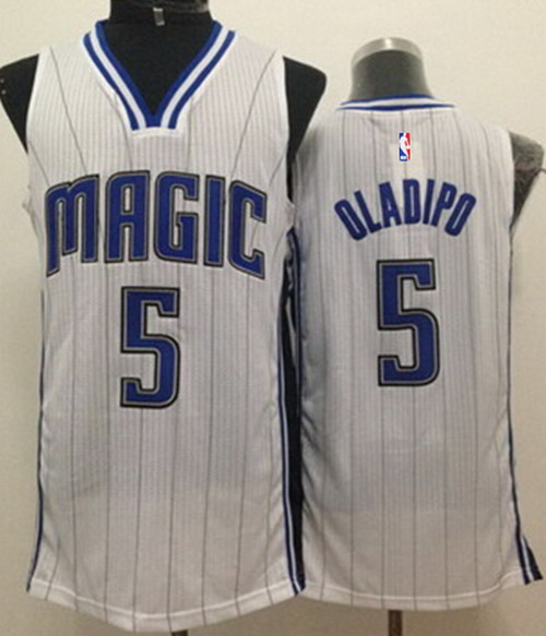 Orlando Magic #5 Victor Oladipo White Swingman Jersey - Zenithce