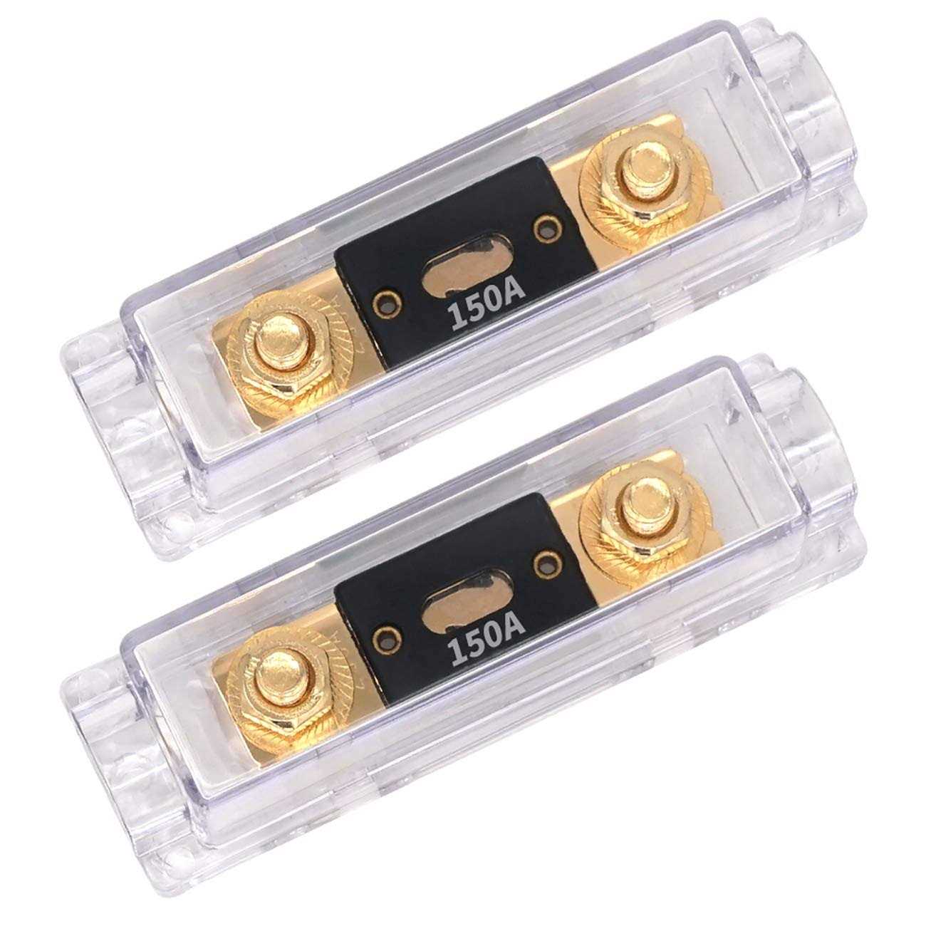 Topstronggear Solid Brass 024 Gauge Anl Fuse Holder - Zenithce
