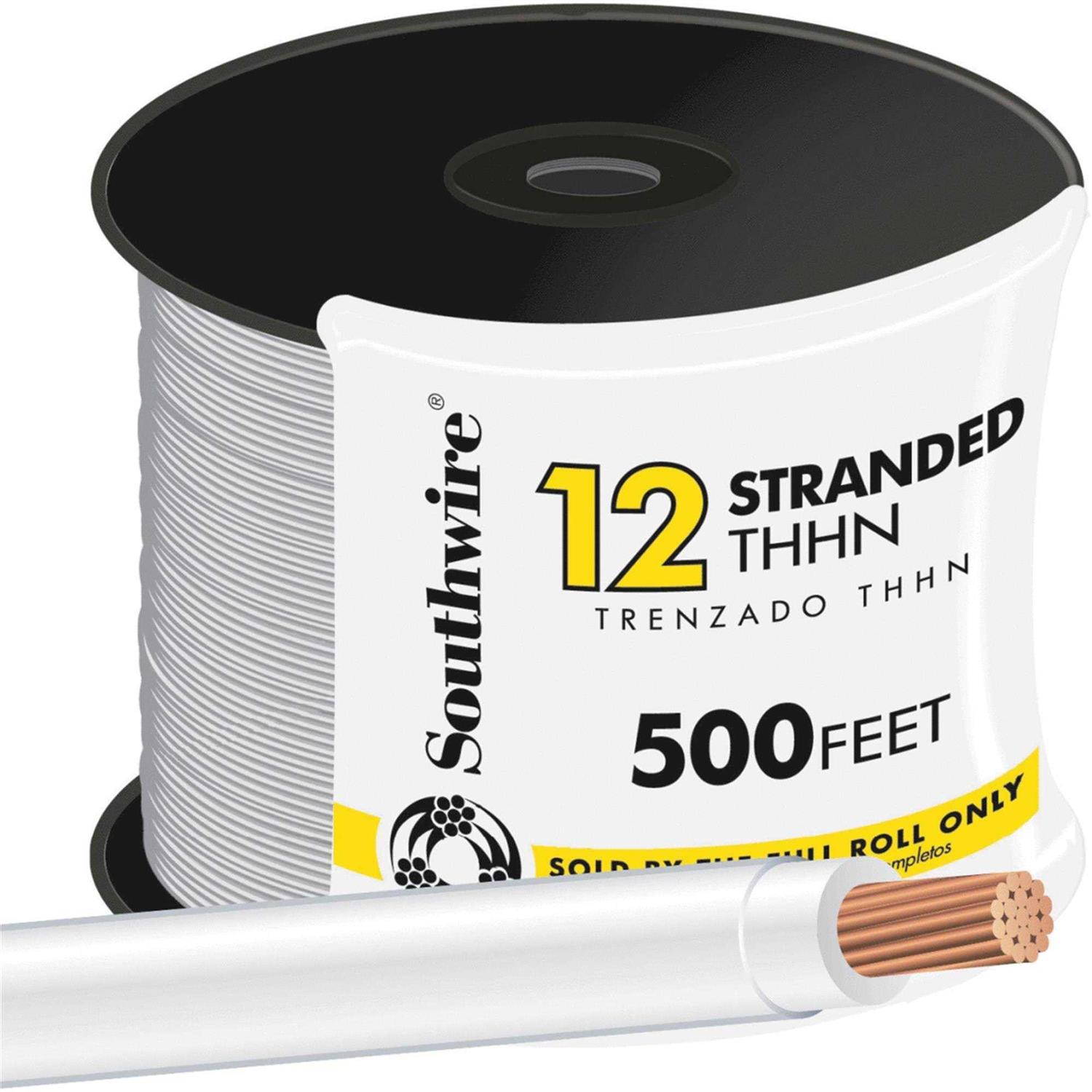 Southwire 500 ft. 10 AWG Black Stranded THHN Wire - Zenithce