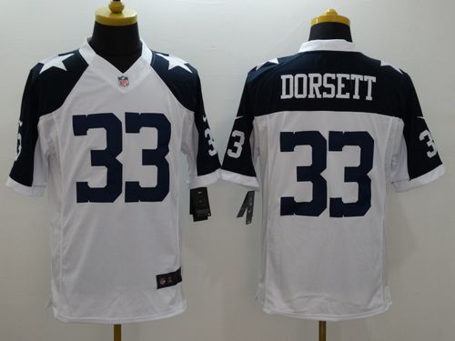 Cowboys #33 Tony Dorsett White Thanksgiving Throwback Stitched Limited Nike Jersey - Zenithce