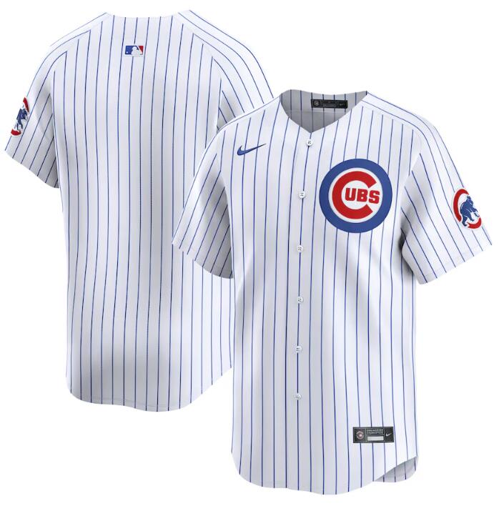 Chicago Cubs Blank White 2024 Home Limited Stitched Jersey - Zenithce