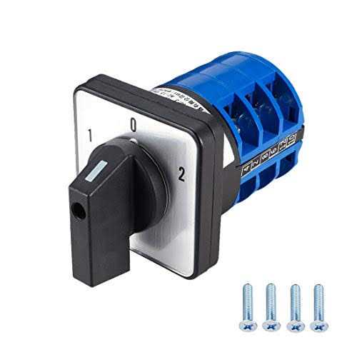 Victorshome Changeover Switch Lw28-32 3 Positions Terminals Universal Rotary Cam Selector Latching Switches 690V 32A - Zenithce