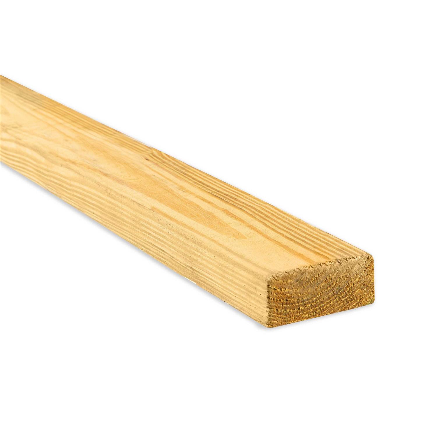 Severe Weather 2-in x 4-in x 12-ft #2 Prime Southern Yellow Pine Pressure Treated Lumber OG2P20412-AG - Zenithce