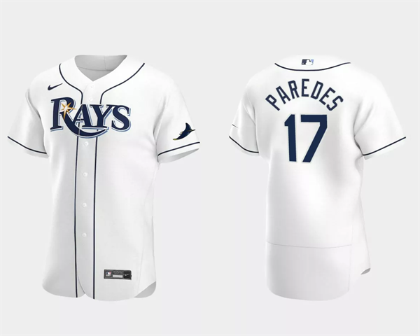 Tampa Bay Rays #17 Isaac Paredes White Flex Base Stitched Jersey - Zenithce