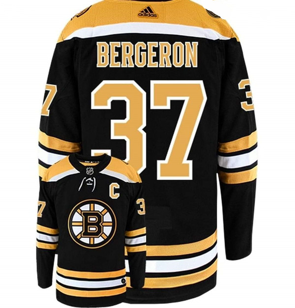 Boston Bruins #37 Patrice Bergeron Black Stitched Jersey - Zenithce