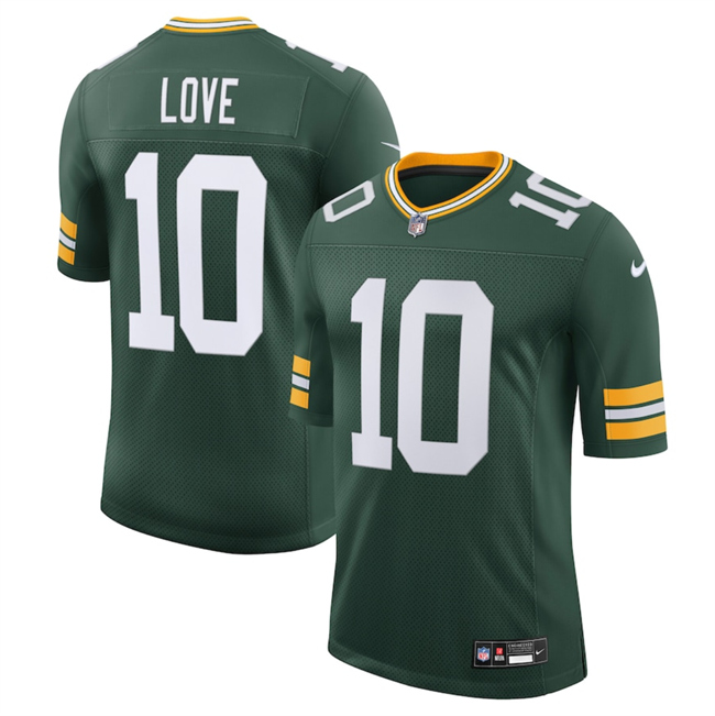 Green Bay Packers #10 Jordan Love Green 2025 New Vapor Untouchable Limited Stitched Jersey - Zenithce