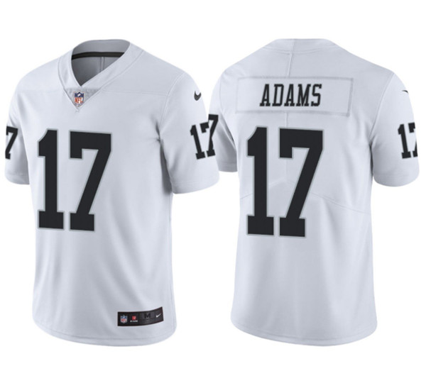 Las Vegas Raiders #17 Davante Adams White Vapor Limited Stitched Jersey - Zenithce