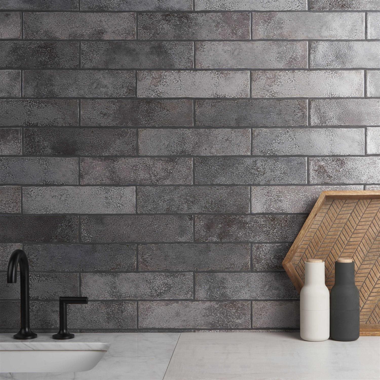 Mandalay 2.95 in. x 11.81 in. Polished Ceramic Subway Wall Tile Ivy Hill Tile - Zenithce
